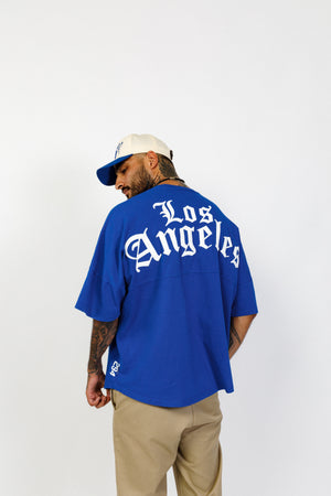 Los Angeles Old English Royal Blue | Short Sleeve 294 Spirit Jersey
