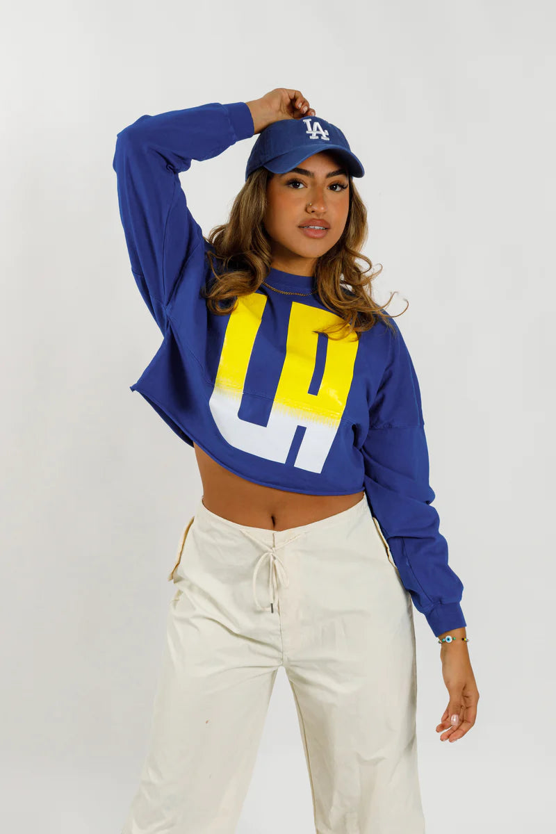 Los Angeles Rams | Spirit Jersey City of Champions Crop Top