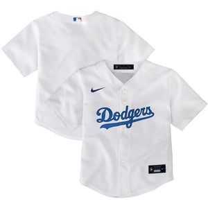 Dodgers Infant Blank White Jersey
