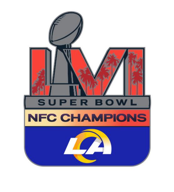 Super Bowl LVI - Rams NFC Champions Pin