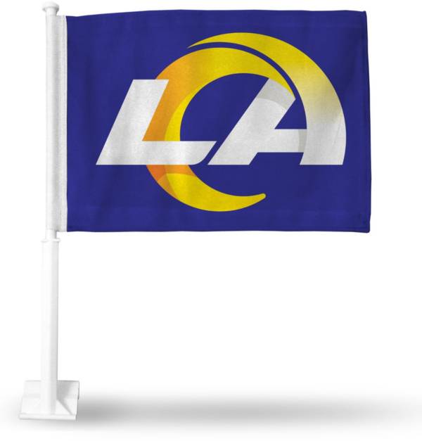 LA Rams Car Flag Blue