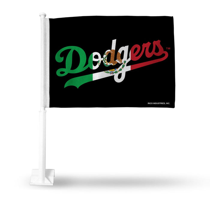 Mexico Dodgers Car Flag