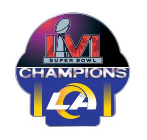 Rams Super Bowl LVI Champions Pin