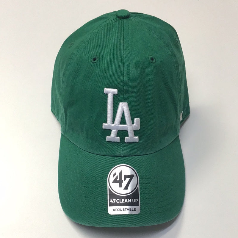 47 Los Angeles Dodgers Clean Up Dad Hat Baseball Cap - Kelly Green