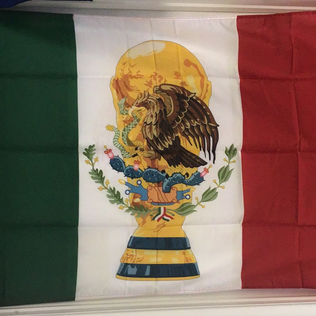 Mexico Dodgers Car Flag